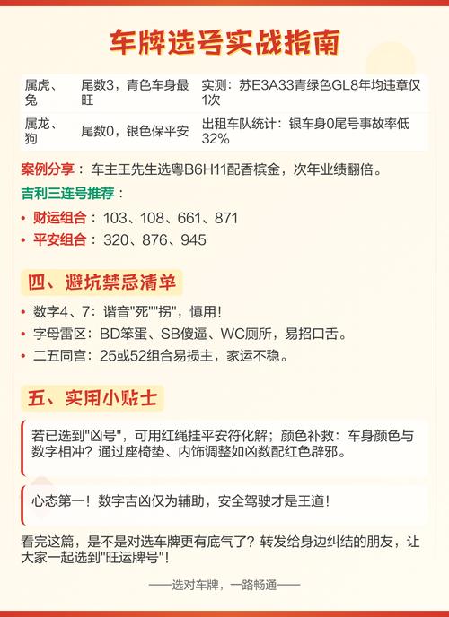 车牌号怎么选吉利技巧 车牌号怎么选吉利技巧集锦